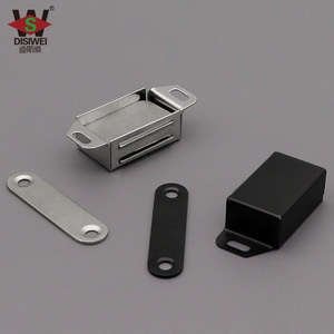 Support magnétique en acier inoxydable Disiwei pour porte d'armoire, accessoires de quincaillerie pour tiroir de meuble et connecteur de porte de placard - Product Image 3