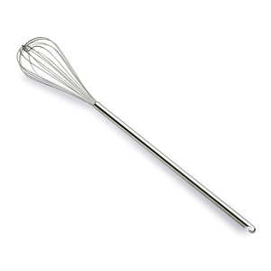 Frusta in acciaio inossidabile con manico lungo extra lungo per mescolare, sbattere, cuocere, utensile da cucina - Product Image 1