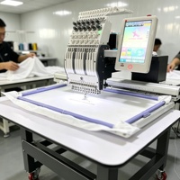 Machine à broder informatisée personnalisée 1000 tr/min avec 400-500 mm pour la broderie de casquettes