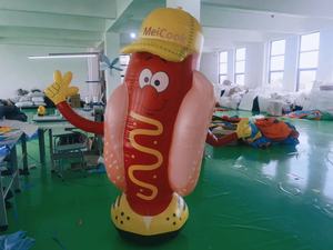 Hot Dog y Hamburguesa Inflables para Promoción y Publicidad de Restaurantes - Product Image 3