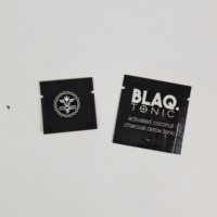 Sachets en gros recyclables et biodégradables de 1g et 2g, sachets plats à trois soudures latérales en Mylar pour emballage alimentaire de gelée et chewing-gum