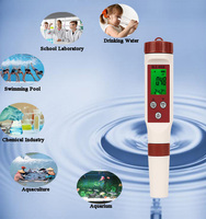 BLE-9908  pH-mètre de type stylo, testeur portable de qualité de l'eau multi-paramètres avec enregistreur de données via application