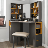Meubles de chambre à coucher modernes de luxe, coiffeuses, commodes d'angle, tables de maquillage, panneaux de dressing pour salon