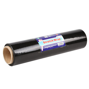 BULL LLDPE Black Color Moisture Proof Soft Hardness Transparent Hand Stretch Film <b>Pallet</b> <b>Wrap</b> Film - Product Image 1