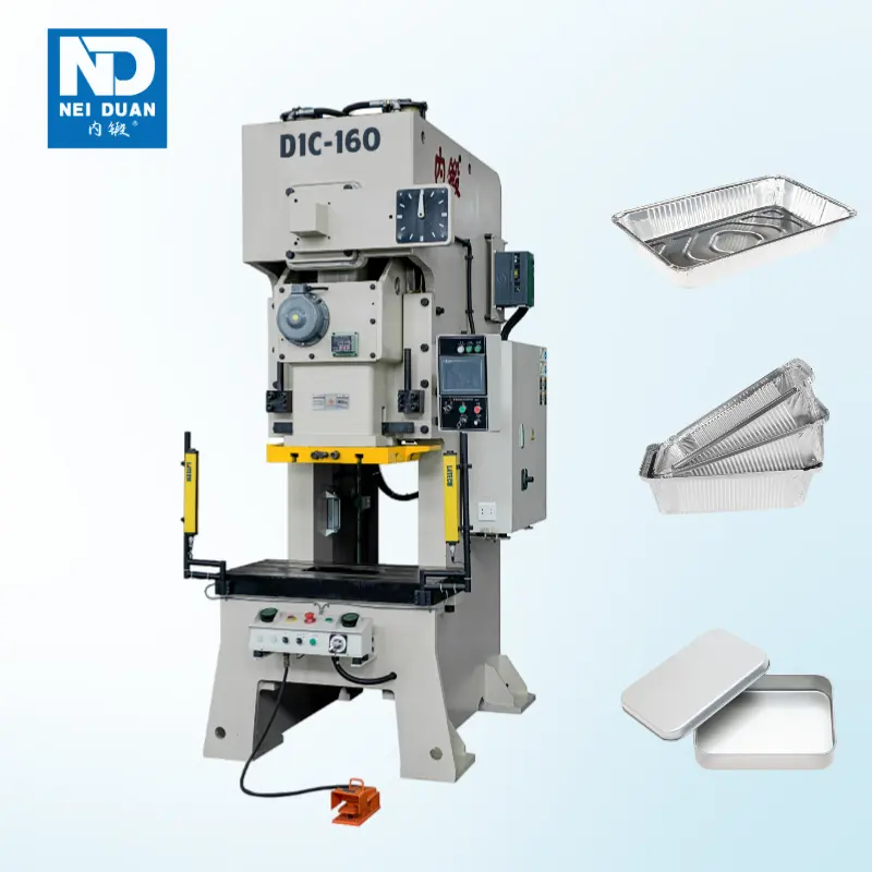 Máquina De Imprensa De Energia Mecânica Tigela De Folha De Alumínio Que Faz A Máquina Recipiente De Alumínio Descartável Que Faz A Máquina De NEI DUAN
