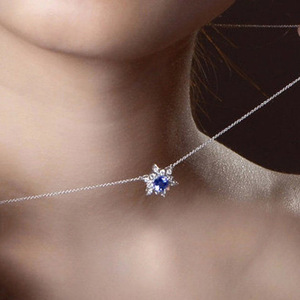 Collana con Ciondolo a Girasole per Donne, Accessorio Floreale per Uso Quotidiano, Catena per Clavicola - Product Image 5