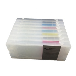 <span class=keywords><strong>Vente</strong></span> d'usine 350ML <span class=keywords><strong>cartouche</strong></span> d'<span class=keywords><strong>encre</strong></span> rechargeable <span class=keywords><strong>vide</strong></span> T5631-T5639 avec puce pour Epson Stylus Pro 7800 9800 7880 9880 T6041-T6049 - Product Image 5