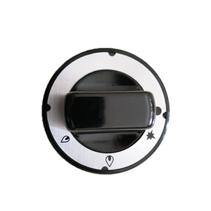 Perilla giratoria de plástico roja y negra de 70 mm de diámetro para interruptores de electrodomésticos de cocina, uso doméstico - Product Image 2