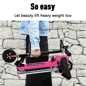Trottinettes <span class=keywords><strong>électrique</strong></span>s pliables Wanyang très populaires <span class=keywords><strong>pour</strong></span> enfants, design à deux roues, vitesse de 3,6 km/h, hauteur réglable, 12 kg - Product Image 4