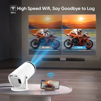Yaika T8-3326 Proyector LED Mini Portátil Inteligente con Android 11, DLP 720P, 150 Lúmenes, para el Hogar