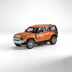 Modèle <span class=keywords><strong>de</strong></span> <span class=keywords><strong>voiture</strong></span> jouet Defender modifiée à l'échelle 1:22 avec son et lumière, fonction <span class=keywords><strong>de</strong></span> recul, musique et <span class=keywords><strong>figurine</strong></span> <span class=keywords><strong>de</strong></span> <span class=keywords><strong>collection</strong></span> - Product Image 5