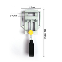 Support de perceuse électrique multifonctionnel Support d'étau pour le travail du bois Banc de table Perceuse de table Banc de travail du bois Accessoires pour meuleuse