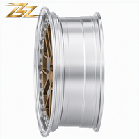 Jantes de voiture forgées en deux parties BZ Factory Direct Deep Dish pour véhicules de tourisme 18x9.0 19x9.5 20x10.5 5x114.3 5x120 ET35