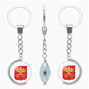 Porte-clés rotatif double face avec drapeau irlandais et <span class=keywords><strong>armoiries</strong></span> nationales, accessoire créatif - Product Image 5