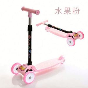 Patinete Infantil de 3 Ruedas con Luces, Ajustable en Altura y Plegable, para Niños de 2 a 12 Años - Product Image 3