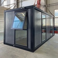 Mobile Portable Pliant Structure En Acier Préfabriqué Premade Petite Maison Bureau À Domicile Casa 10x20 Expédition Conteneur De Stockage Voiture Garage