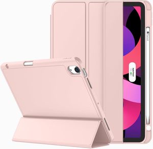 เคสอัจฉริยะสำหรับ <span class=keywords><strong>iPad</strong></span> Air 11 นิ้ว/4/5/pro 11 นิ้ว (2018-2022) พร้อมที่ใส่ดินสอและฝาหลัง TPU นิ่ม พร้อมฟังก์ชั่นปลุก/พักอัตโนมัติ (M2/3/4) - Product Image 1