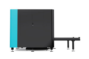 Découpeuse laser compacte 1313Q, machine de découpe laser à fibre avec table de travail mobile pour l'industrie des composants de précision - Product Image 4