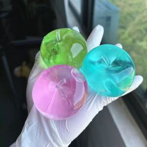Jouet Squishy Transparent Pomme Géante Rempli de Vaseline, Jouet Anti-Stress à Presser Non-Retraçable, Jouet Fidget Fruit à Presser pour Soulager le Stress - Product Image 5