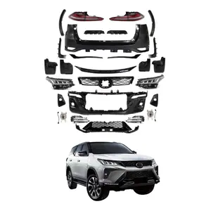 SIRU 2022 Luxury Body Upgrade Facelift Kit for Fortuner 2015-2020 Front Car Body Parts with Bumper Fit Size MD