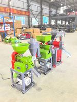 Décortiqueuse de riz combinée mini haute qualité, machine à décortiquer le paddy, moulin à riz monophasé électrique ou à essence