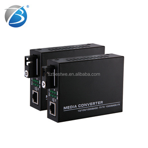 Convertidor de Fibra Óptica Ethernet WDM de 10/100/1000, Convertidor de Medios Gigabit Ethernet - Product Image 3