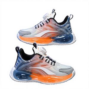 Chaussures de <span class=keywords><strong>basket</strong></span>-ball pour garçons, chaussures de sport antidérapantes en cuir imperméables doublées de polaire pour enfants du primaire, du collège et des plus âgés - Product Image 2