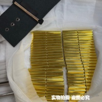 Klip Dompet Magnetik Emas Perak 6.5cm 8cm, Penjepit Uang, Aksesoris Dompet, Pengikat Magnetik Logam