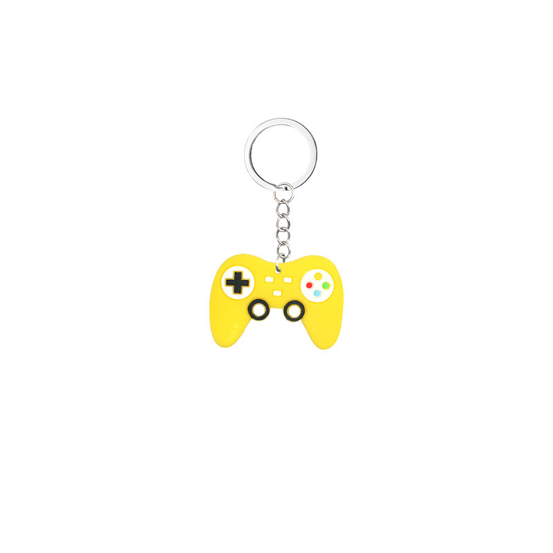Yellow game keychain