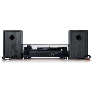 Tourne-disque Lenco Ls 100bk V2 Noir avec haut-parleurs intégrés, connectivité Bluetooth, sortie RCA 33 45 78 tr/min - Product Image 2
