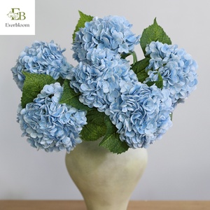 Fiori Artificiali di Alta Qualità in Lattice, Ortensie Realistiche al Tatto per Decorazioni di Feste, Hotel e Matrimoni, Blu, Bianco, <span class=keywords><strong>Rosa</strong></span> - Product Image 5
