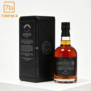 Caja de Metal Negra de Alta Gama Personalizada con Logotipo Impreso para Whisky, <span class=keywords><strong>Vodka</strong></span> y Tequila, Envase de Metal para Vino, para Regalos de Lujo - Product Image 5