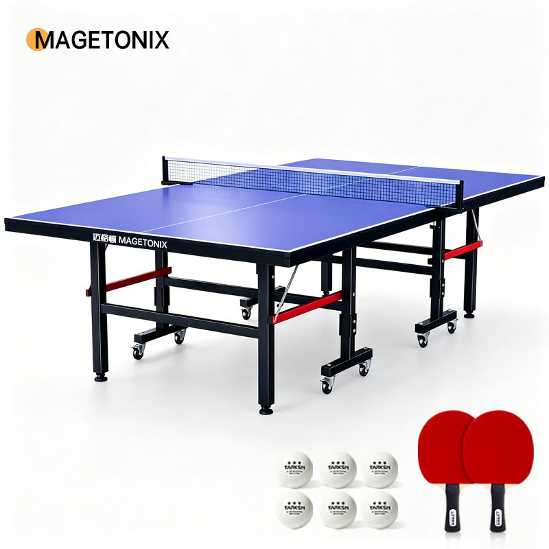 MAIGEDUN Professional Folding Cheap Price Table Tennis TableSteel 18mm Thick Top Portable Indoor Use 70kg Model MGD-18/50mm