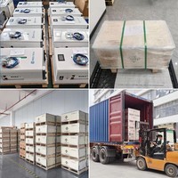 Batterie solaire au lithium 18 kWh 51,2 V 360 Ah avec système d'extinction d'incendie par aérosol, roues à poignée pour un déplacement facile, pour stockage d'énergie résidentiel
