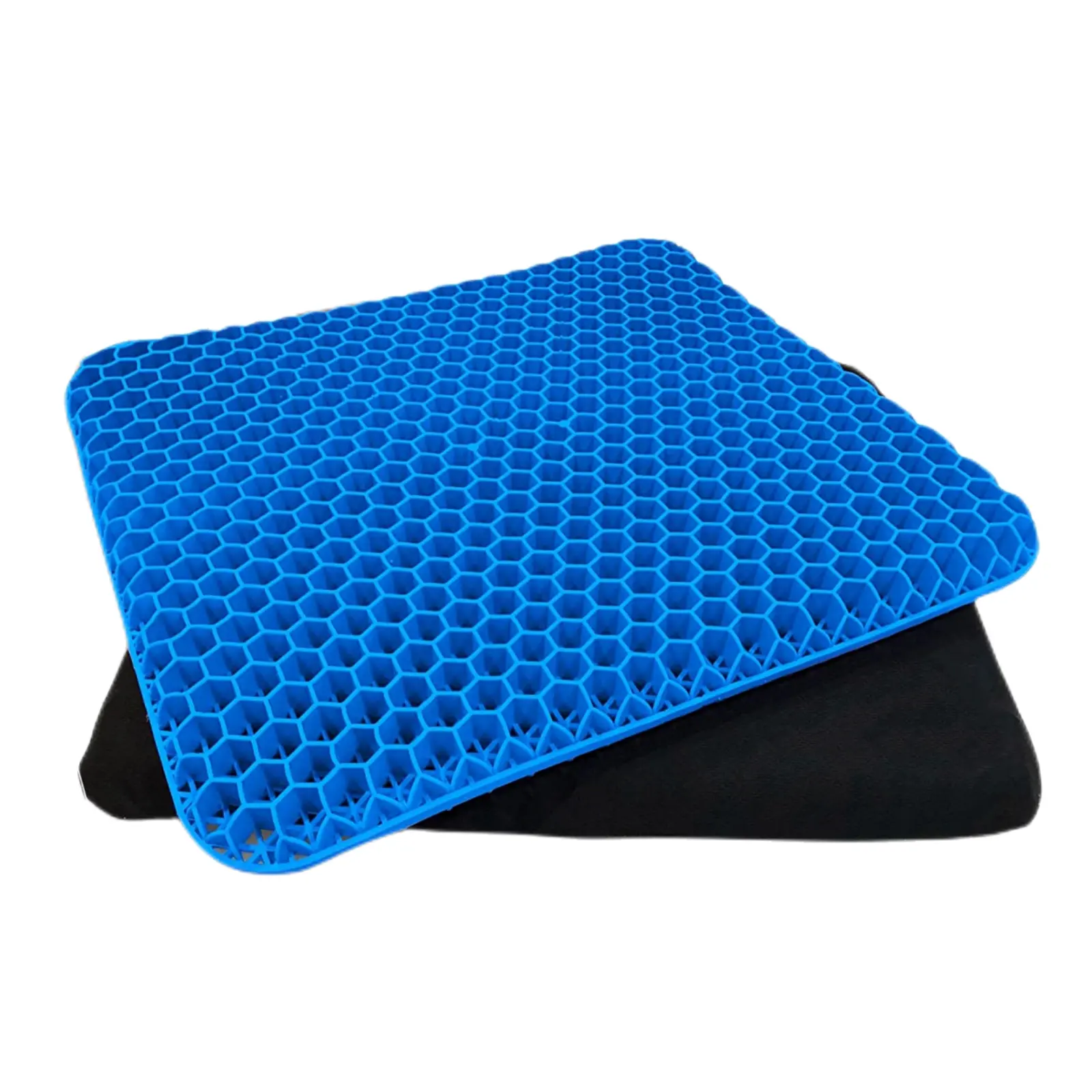 Summer Gel Seat Cushion Breathable Chair Pads With Mesh Seat Cover For Pressure Relief Back Tailbone Pain - Car Office Chair