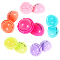 CG01A Private Label Biologische Ronde Bulk OEM Lippenbalsem Koreaanse Hydraterende Bal Natuurlijke Aardbei Lippenbalsem Private Label Lippenbalsem