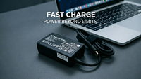 Chargeur universel pour ordinateur portable USB-C 65W PD 3.0 Adaptateur secteur compatible avec ThinkPad Yoga XPS Spectre MacBook Air 20V 3.25A