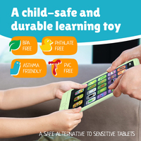 Tablette d'apprentissage intelligente pour enfants, éducation précoce, compagnon interactif, matériaux sûrs, personnalisable