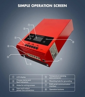 Contrôleur de charge solaire MPPT 12V/24V/36V/48V 60A avec écran LCD, puissance maximale du panneau solaire 3120W