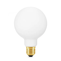 Ampoule LED à filament G80 dimmable 2700K, verre blanc porcelaine, culot E26 E27 B22, éclairage résidentiel AC 220V
