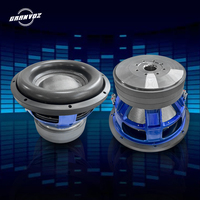 Système audio professionnel 2 + 2 /4 + 4Ohms 2000 Watts Enceinte de voiture Subwoofer High Power 12-inch Woofer 300 OZ Subwoofer Speaker