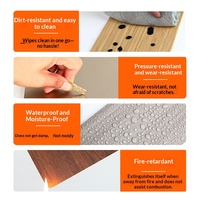 Panneaux décoratifs modernes personnalisés en PVC, imitation marbre et cristal de carbone, étanches, pour projets hôteliers et KTV, placage bois sans peinture et sans joint