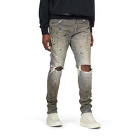 Diznew hommes pantalons jean 2020 derniers hommes Denim nouveau Style dinde jean en gros hommes Double empilé jean