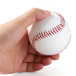 Groothandel 12 Inch Professionele Standaard Softbalballen Wit Pvc Lederen Softbal