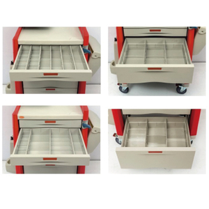 Chariot en plastique ABS de <span class=keywords><strong>diagnostic</strong></span> et d'injection de médicaments avec la roue pour l'hôpital et la clinique Infirmière Snsek-STT850 modèles étroits - Product Image 6