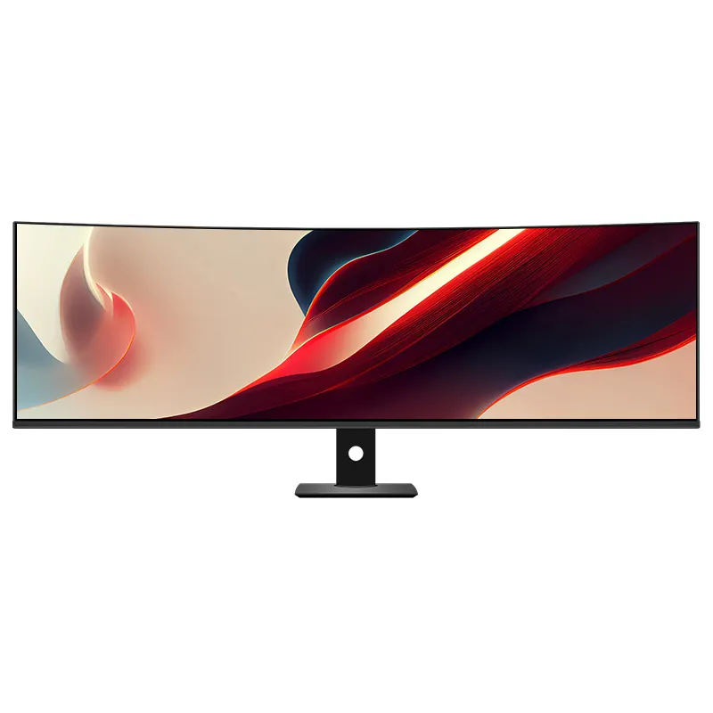 Monitor factory Big Wide Screen Computer Monitor 49 inch Gaming Monitor 4k 165hz 3 Frameless Bezel Curved Screen