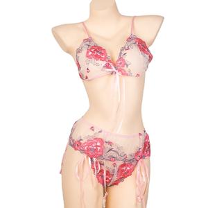 ชุดชั้นในเซ็กซี่ของผู้หญิงชุดชั้นใน3ชิ้นชุดชั้นในสตรีภาพชุดชั้นในเซ็กซี่ - Product Image 2