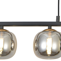 Lámpara de Techo Moderna Nicoletta de 5 Luces con Superficie de Vidrio AC, Fácil Instalación, Control por Interruptor, Gran Venta, para Hogar y Oficina, Estilo Pavé