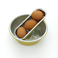 Barquettes personnalisées en aluminium de qualité alimentaire, écologiques, pour poutine et sauce, compatibles micro-ondes, pour frites au fromage canadien