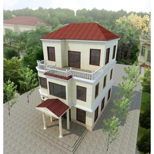 Villa préfabriquée à ossature légère en acier, style chinois, solution de projet globale, installation sur site - Product Image 2